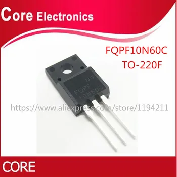 50PCS FQPF10N60C 10N60 TO220 MOS FET Transistor