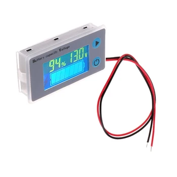 10-100V Universal a Capacidade da Bateria Voltímetro Testador de LCD do Carro de Chumbo-ácido Indicador Digital Voltímetro a Tensão Tester Monitor