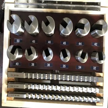 21pcs rasgo de Chaveta Broche Conjunto de ferramentas de 10mm 12mm 14mm Aborda 32-50 Buchas de Calços HSS Ferramentas de Corte para a Máquina do CNC