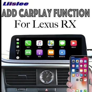 LiisLee Carro GPS Multimídia de Áudio, Rádio Estéreo 12.3 Para Lexus RX RX300 RX350 RX400h RX450h 2016~2020 Adicionar CarPlay de Navegação NAVI