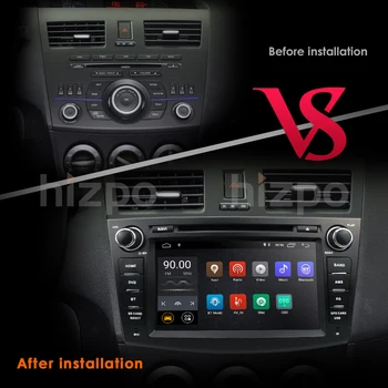 IPS DSP Android 10 Duplos 2 Din DVD Player do Carro GPS de Navegação de Leitor Multimédia para Mazda 3 Axela 2010-2012 Com DAB+ TMPS