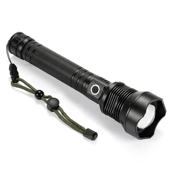 XHP70.2 Lanterna LED Potente Flash de Luz mais Brilhante Lanterna Zoom Tático 26650 Acampamento Recarregável USB Caça Tocha