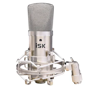 ISK BM-800 com Microfone e Focusrite Scarlett Solo 3rd gen 2 entrada 2 saída USB, interface de áudio da placa de som para gravação do mic