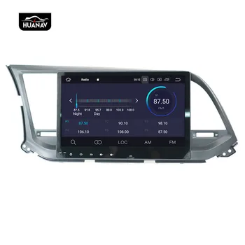 DSP Android 9.0 Carro GPS de Navegação De DVD do Carro da Hyundai Elantra 2016-2018 auto rádio leitor de multimédia Estéreo unidade de Cabeça de 64