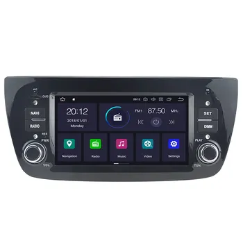 Android10.0 4G+64GB Carro, Não leitor de DVD GPS navigatio Central Para FIAT DOBLO 2010-Carro automático multimídia de rádio gravador de fita