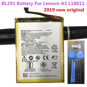Alta Qualidade Original BL291 4000mAh batterie Baterias para Lenovo A5 L18011 Bateria + Ferramentas