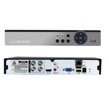 DVR 4 Canais 5M-N Hybird NVR XMEye APP ONVIF de Vigilância CCTV Gravador de Vídeo Para câmera de 5MP AHD CVI TVI Analógicas, IP Câmera