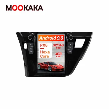 PX6 Tesla Tela Android 9.0 4+128G Carro GPS de Navegação De Toyota Corolla-2016 Multimédia Leitor de DVD Auto Estéreo Unidade de Cabeça