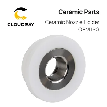 Cloudray Cerâmica Suporte Do Bico De Diâmetro.28.7 mm/23,2 mm OEM IPG Suporte do Bico De Corte de Laser a Fibra de Cabeça