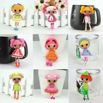 9 Pcs Em Um, 3Inch Original MGA Bonecas Lalaloopsy Mini Bonecas Para o Bebê de Brinquedo de Casa de Jogo, Cada um Único
