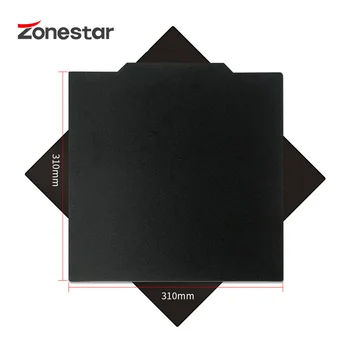 ZONESTAR Impressora 3D de Peças Flex Placa de Base Magnética Praça Heatbed Fita Autocolante de 220mm/310 mm Impressora 3D Cama Quente