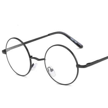 Zerosun Rodada Óculos de Armação Homens Mulheres Óculos de Nerd Homem Pequeno Óculos de Prescrição Mola Dobradiça fotossensíveis progressiva