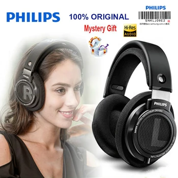 Original Philips fone de ouvido SHP9500 Profissional de Fones de ouvido de 3,5 mm com Fio de 3 metros de comprimento fones de ouvido para huawei Xiaomi MP3