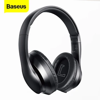 Baseus D07 sem Fio de Fone de ouvido Bluetooth 5.0 Fone de ouvido mãos livres Mega Bass Fone de Ouvido Fone de ouvido Para o iPhone Xiaomi Huawei Auscultador