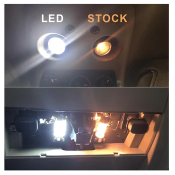11 Carro Branco Lâmpadas LED Interior da Abóbada do Teto Kit de Luz Para o período 2013-2017 2018 2019 Nissan Pathfinder Tronco Luva da Placa de Licença Lâmpada