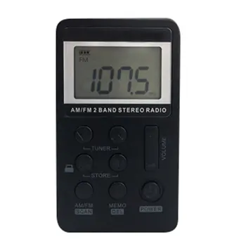 2021 QUENTE Mini Portátil Rádio Portátil Digital AM FM USB TF Leitor de MP3 alto-Falante Recarregável