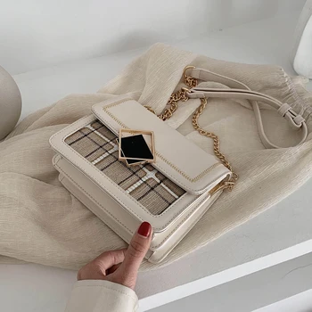 Moda britânica Simples Quadrado Pequeno Saco de Mulheres Designer Mala 2020 de Alta qualidade PU de Couro Luis vuiton gg saco sacos de Ombro
