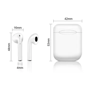 I11 TWS Bluetooth 5.0 sem Fio, Fones de ouvido Fones de ouvido Mini Fones de ouvido i7s Com Microfone Para iPhone X 7 8 Samsung S6 S8 Xiaomi Huawei, LG
