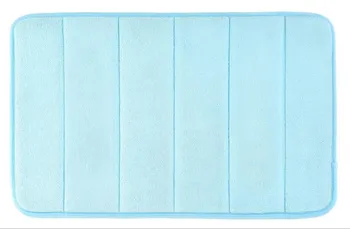 Grosso Coral de Veludo Memória de Algodão Tapete de casa de Banho Tipo de Linha de absorção de Água Esteira antiderrapante Composto Esponja Tapete Tapete na Porta de casa