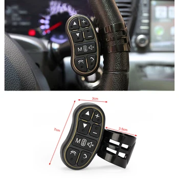 Eunavi Carro-Estilo Universal controler de volante com o volume de áudio bluetooth de controle para DVD unidade de GPS rádio