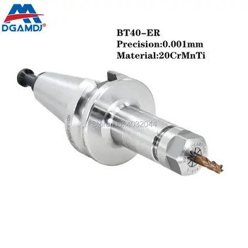 Alta precisão BT40 ER11 ER16 ER20 ER25 ER32 ER40-70 / 100L CNC porta-ferramenta de precisão de 0,001 mm