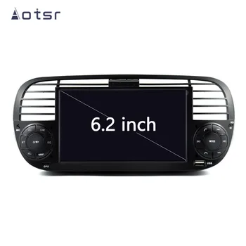 AOTSR 1 Din Rádio do Carro Fiat 500 De 2007 - Android De 10 Player de Multimídia de Auto Estéreo GPS de Navegação DSP AutoRadio IPS Unidade