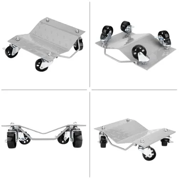 2 Conjunto de Pneus de Skate Roda de Carro Dolly Rolamentos de Esferas de Auto Reparo do Movimento de Diamantes Avaliado em 1500lbs Novo