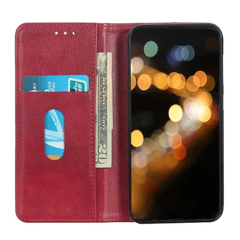Luxuoso filp capa de couro magnético caso de telefone Para Redmi 10X 5G Redmi9 Redmi Note9 Pro Max K20 K30 Pro carteira de estilo da caixa do telefone