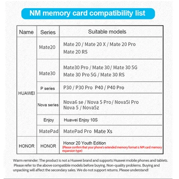 UTAI, J39 NM Cartão de 90MB/s de 128GB Nano Cartão de Memória Aplicar Para Huawei Mate40 Pro Mate20 P40 Pro Com USB3.1 Gen 1 Tipo c