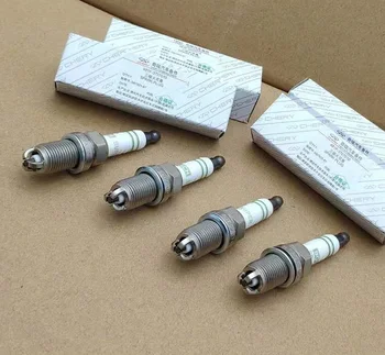 (4pcs/kit) de Ignição velas de Ignição kit para o Chinês CHERY TIGGO SUV A3 A5 QQ6 481 484 mecanismo de Auto car peças do motor 481F-3707010