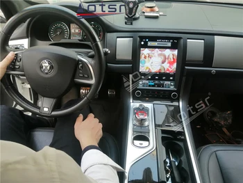 Tesla Rádio do Carro Para a Jaguar XF 2004 2005 - Android Multimídia DVD GPS de Navegação da Tela de Toque 6GB+128GB Unidade Estéreo Carplay