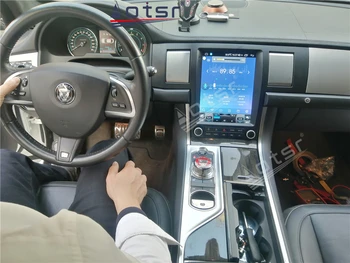 Tesla Rádio do Carro Para a Jaguar XF 2004 2005 - Android Multimídia DVD GPS de Navegação da Tela de Toque 6GB+128GB Unidade Estéreo Carplay