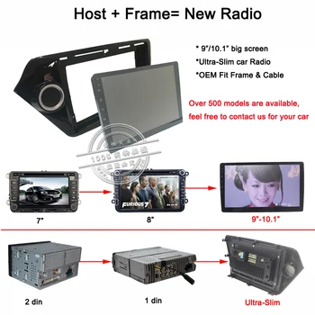 HACTIVOL auto-Rádio de 2 Din placa de cara Moldura para Ford S-Max s max 2007-2008 Carro DVD GPS Jogador do painel de montagem do traço kit de Acessórios do Carro
