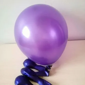 Roxo balões 100pcs/lot10 polegadas de 1,5 g de pérolas de látex balão de casamento de ar da bola de chuveiro do bebê decoração crianças da festa de aniversário de suprimentos