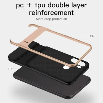 2019 Novo Suporte Caso de Telefone Xiaomi Redmi Nota 8 8Pro de Proteção Integral Tampa Traseira 3D Suporte de Silicone Híbrido Armadura Note8 8 Pro