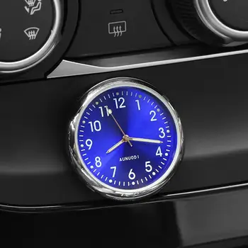 HiMISS Carro Ornamento Automotivo Relógio Automático Do Relógio De Automóveis Decoração De Interiores Pau-Relógio Ornamentos Acessórios