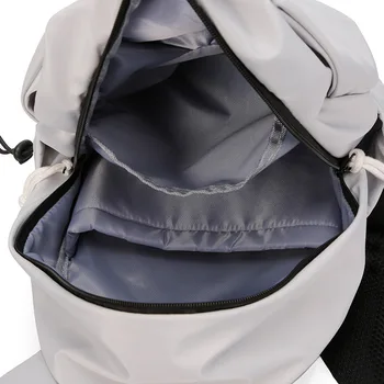 Nylon backpack do Laptop de 13 13,3 e 14 polegadas para Mulheres e Homens Mochila Feminina Grande Branco Preto Rosa 2018