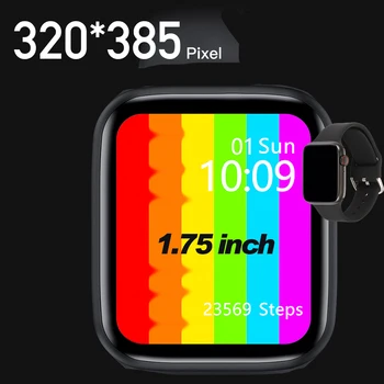 Série 6 Smart Watch 2020 IWO W26 Pro SmartWatch de ECG Monitor de Ritmo Cardíaco e Temperatura Impermeável PK IWO 8 13 Para Apple e Android