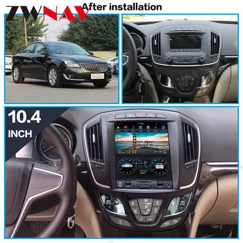 Para Buick lacrosse+ Android 9 4+128G Tesla estilo px6 Leitor de DVD do Carro GPS de Navegação central multimídia de áudio, gravador de rádio