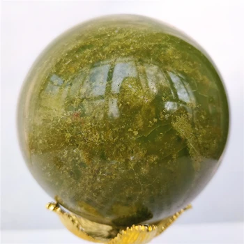 Bruto Natural Verde Opala Esfera De Cristal Polido Semi - Jóia Bolas Para Decoração