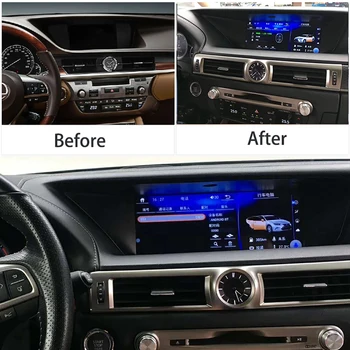 Multimídia para carro DVD Player Estéreo Rádio NAVI Android10.0 4+64GB Tela do Lexus GS F L10 GS200t GS300 GS350 GS450h 2012~2019