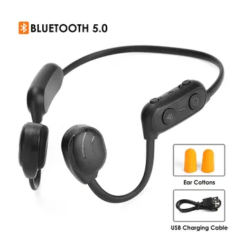AS10 Osso Condução Auricular IPX5 Impermeável Bluetooth 5.0 Fones de ouvido com Microfone de mãos-livres Chamando de Esportes ao ar livre Fones de ouvido