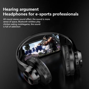 A11 Fones de ouvido sem Fio Bluetooth 5.0 Auricular de Ouvido Estéreo Super Bass Fones de ouvido Com Microfone Para PC e Telefone Sport TV