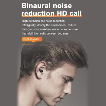 T5 TWS Bluetooth 5.0 sem Fios Impermeável Redução de Ruído Fones de ouvido para o iPhone suporta smart-touch operação