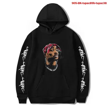 2021 Novo Capuz Tupac Imprimir Mens Popular Hoodies Legal Streetwear Casual Moletom Mulheres Harajuku Com Capuz Rapper Tupac Jaqueta
