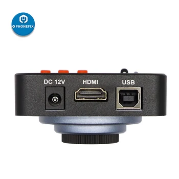 38MP HDMI, USB, Vídeo Digital Microscópio de Câmara HD 1080P 60FPS USB C-Mount para Trinocular Microscópio Estereofónico de Telefone do PWB de Reparação