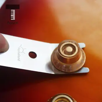 Tooyful Guitarra Baixo aço Inox Multi-Ferramenta Chave Botão Jack Sintonizador de Bucha de Ajuste para o Acústico Bandolim Violão Acessório
