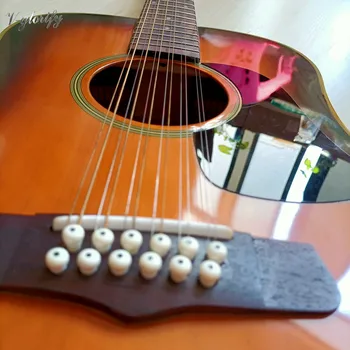 Sunburst cor Completa do projeto do tamanho do violão de 41 Polegadas madeira de Abeto superior acabamento de Alto brilho, 12 de seqüência de caracteres de Folk guitar