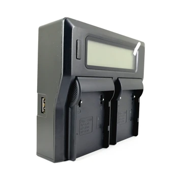 LCD Duplo Carregador de Bateria + Cabo de Carregamento para Canon BP-A30 BP-A60 BP-A90 A90 A30, A60 C500II C300 Mark II C200 C200B