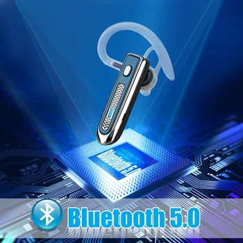 Ajustável B4 Fone De Ouvido Bluetooth V5.0 Fones de ouvido sem fio estéreo mãos-livres Bluetooth Negócio Fones de ouvido com Microfone para telefones inteligentes